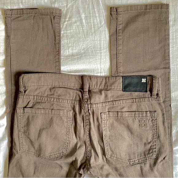 BCBG Straight Leg Olive Pants, 28 - Picture 2 of 7